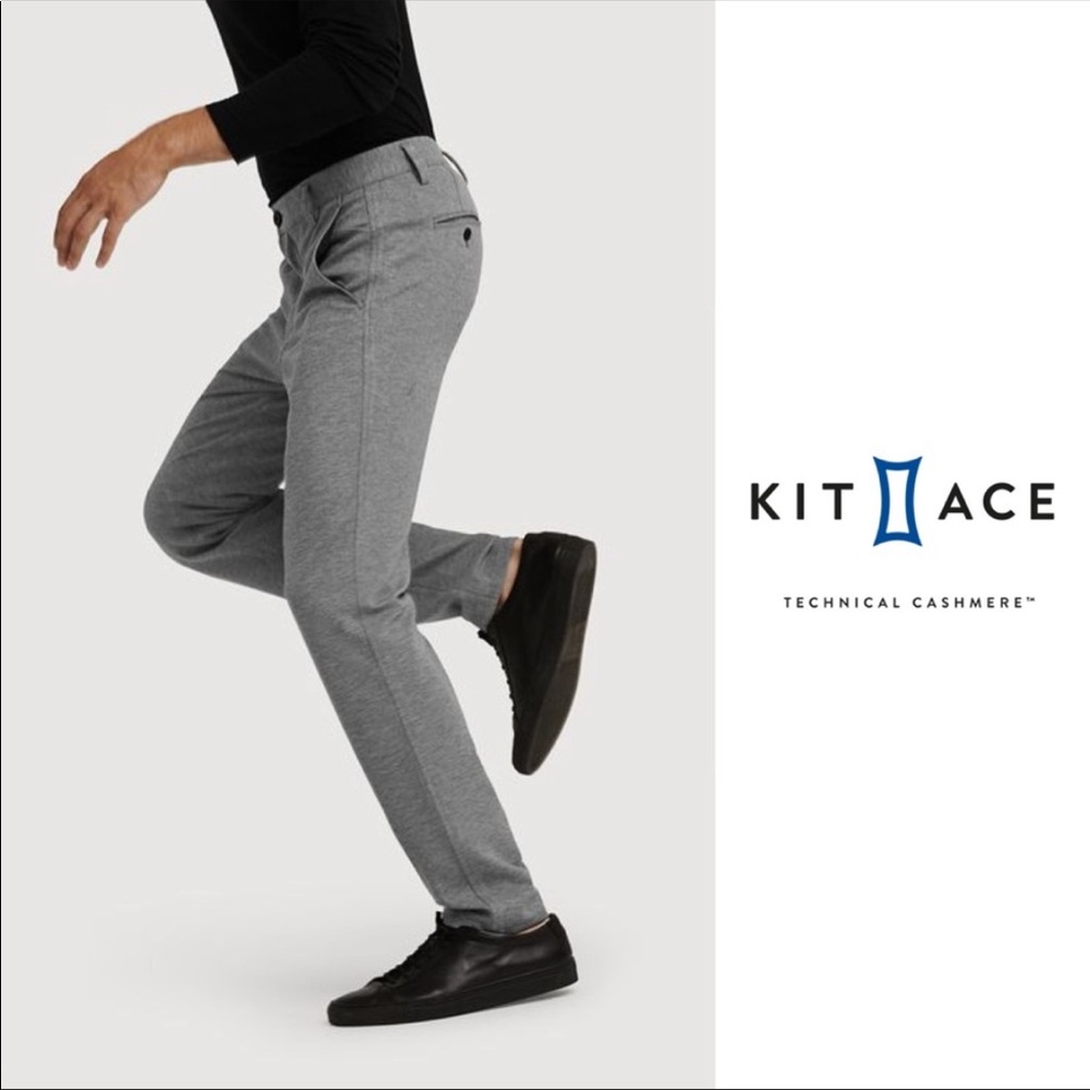 Kit And Ace Bidwell Pants Dark Grey Size 34 NWOT